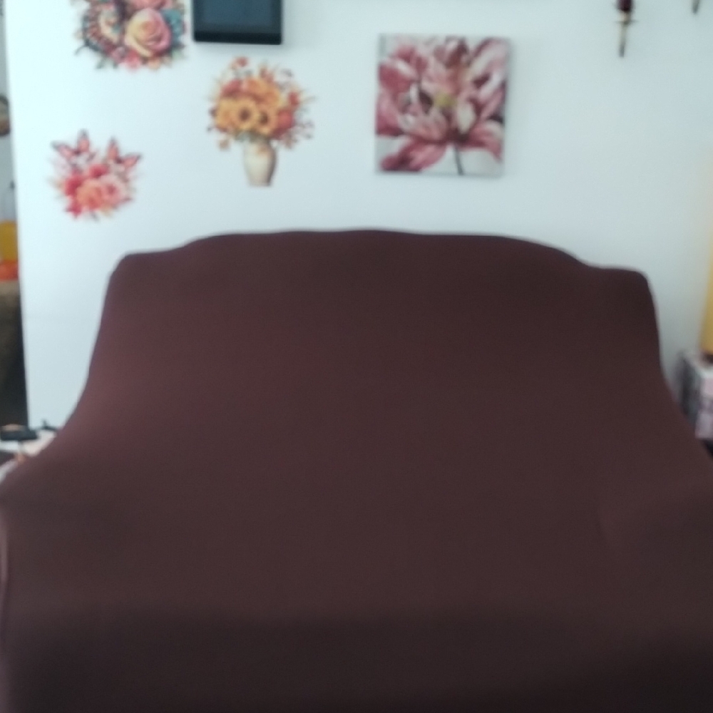 Luxurious Chocolate Sofa Cover